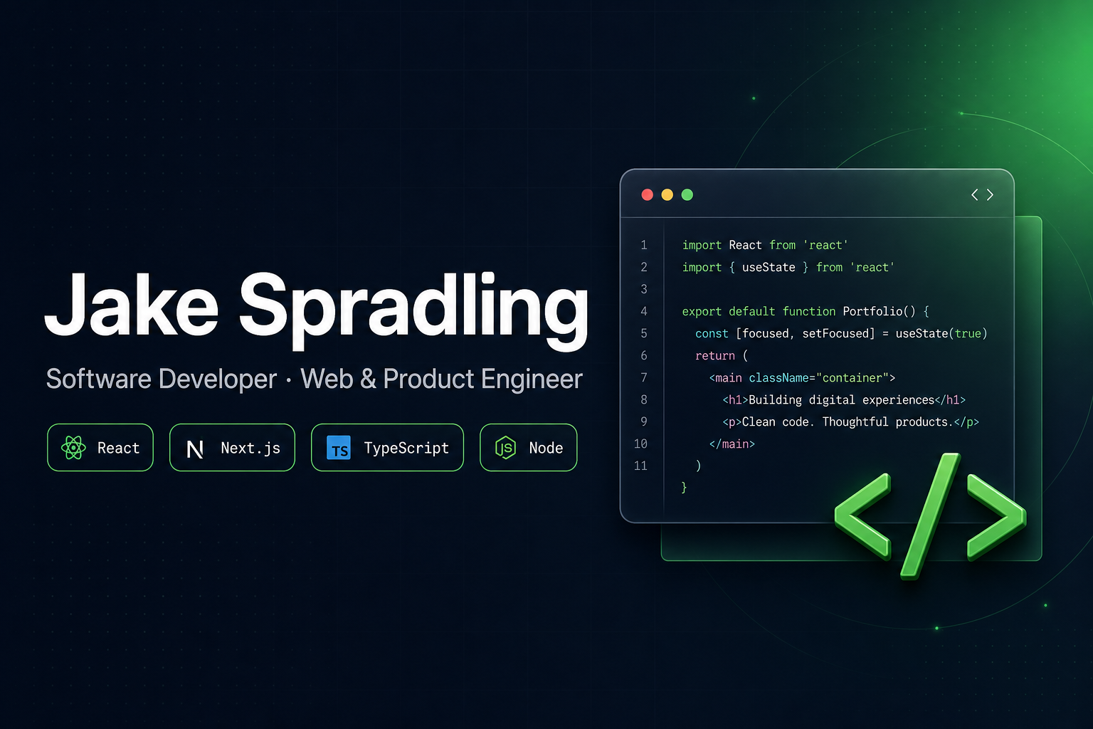 Jake Spradling - Developer